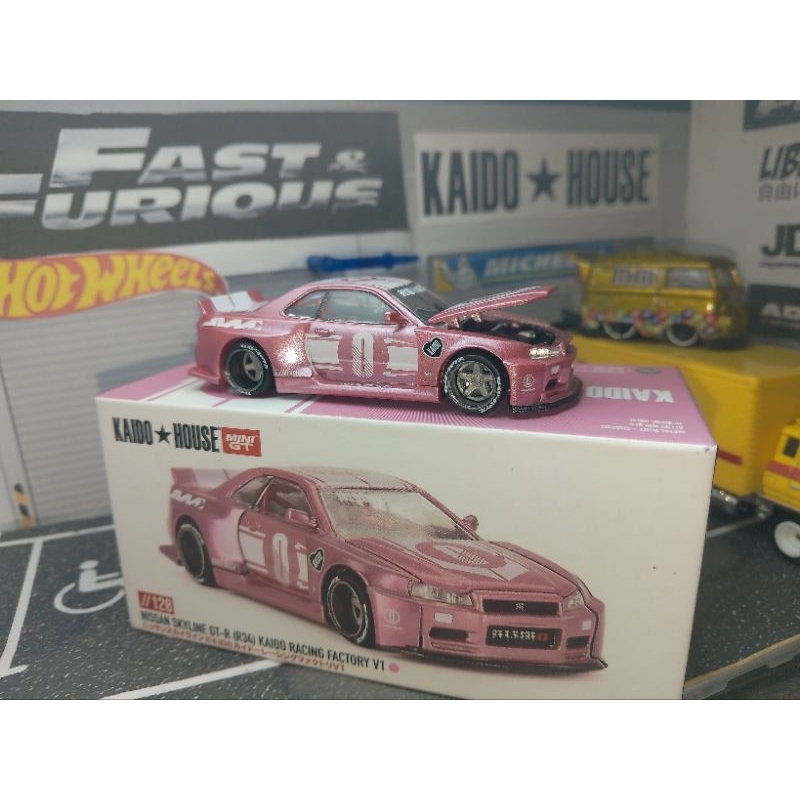Jual Kaido House Mini GT R34 Pink V1 | Shopee Indonesia
