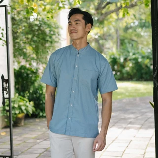 Beatrice Clothing Luca Shirt - Kemeja Pria Basic Kerah Koko