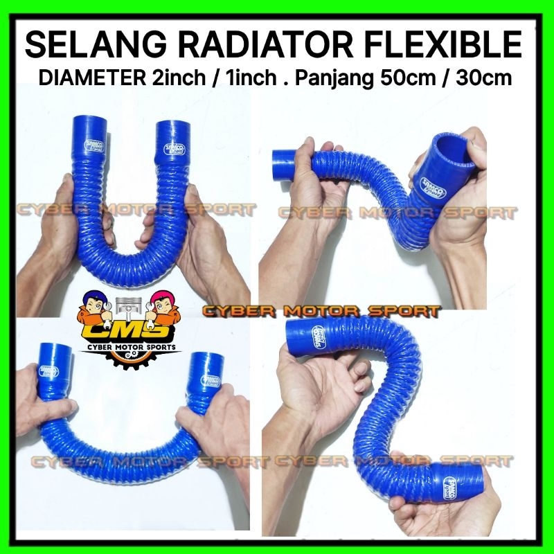 Jual Selang Radiator Flexible Universal 30cm 50cm radiator hose tahan ...