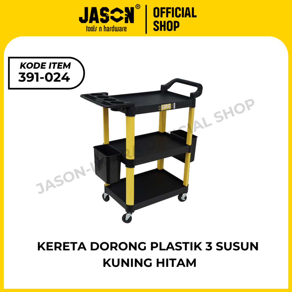 Jual JASON TROLI SERBAGUNA RAK PERKAKAS 3 SUSUN PERKAKAS RAK TROLI Rak ...