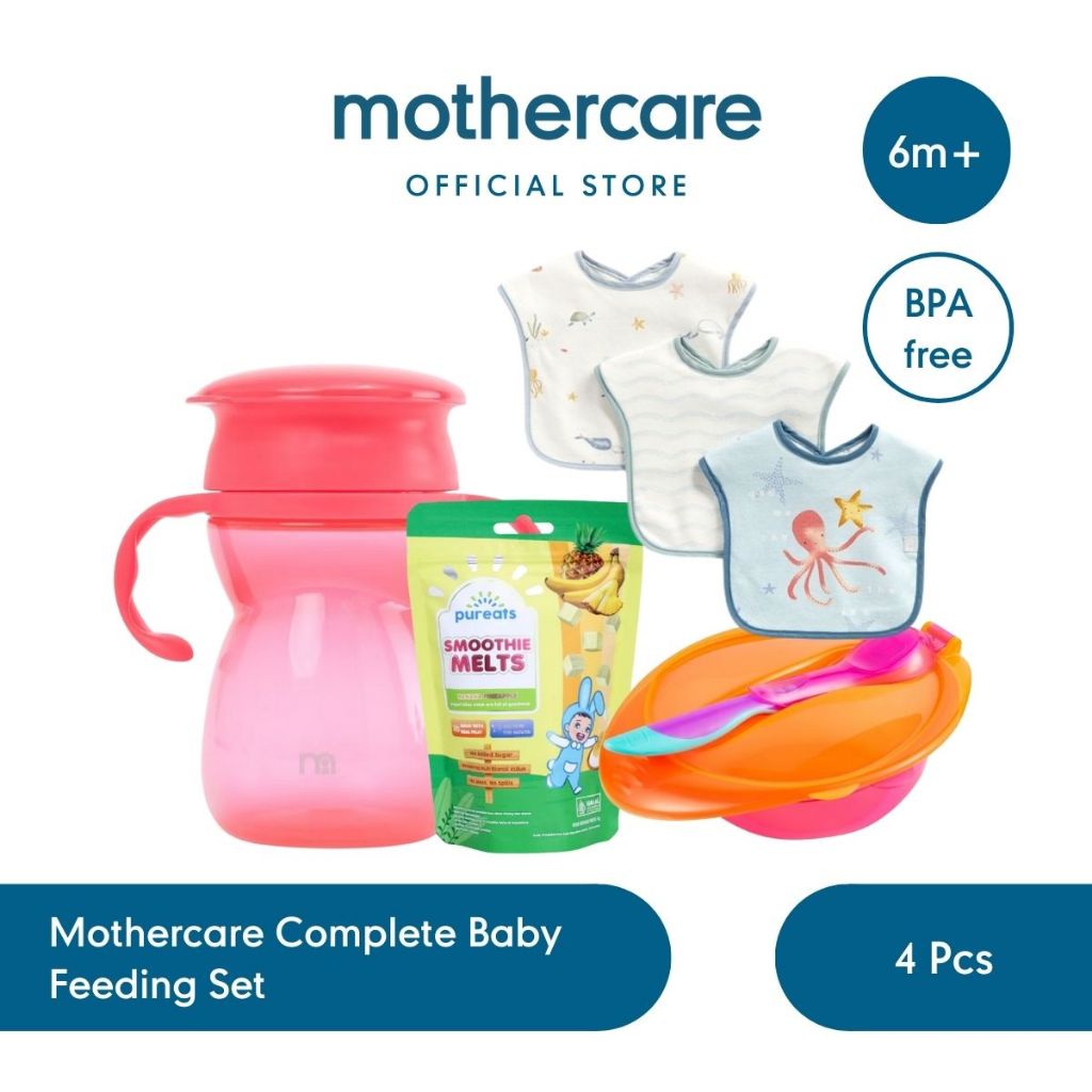 Jual Mothercare Travel Set Perlengkapan Makan Bayi BPA Free - Tempat