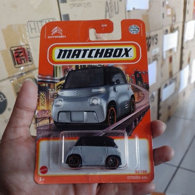 Matchbox Citroen AMI 70 Jahre Edition - Graues Sammlerauto Im Miniaturformat