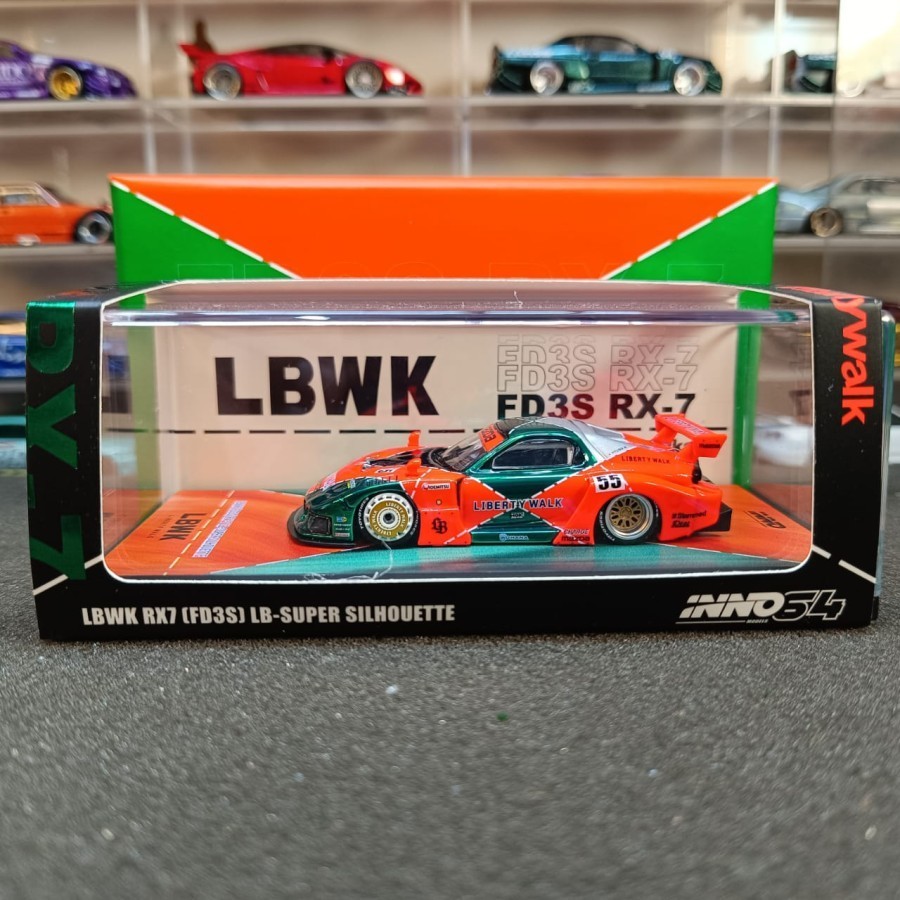 Jual Inno64 Inno CHASE LB Super Silhouette Mazda RX-7 Malaysia Diecast ...