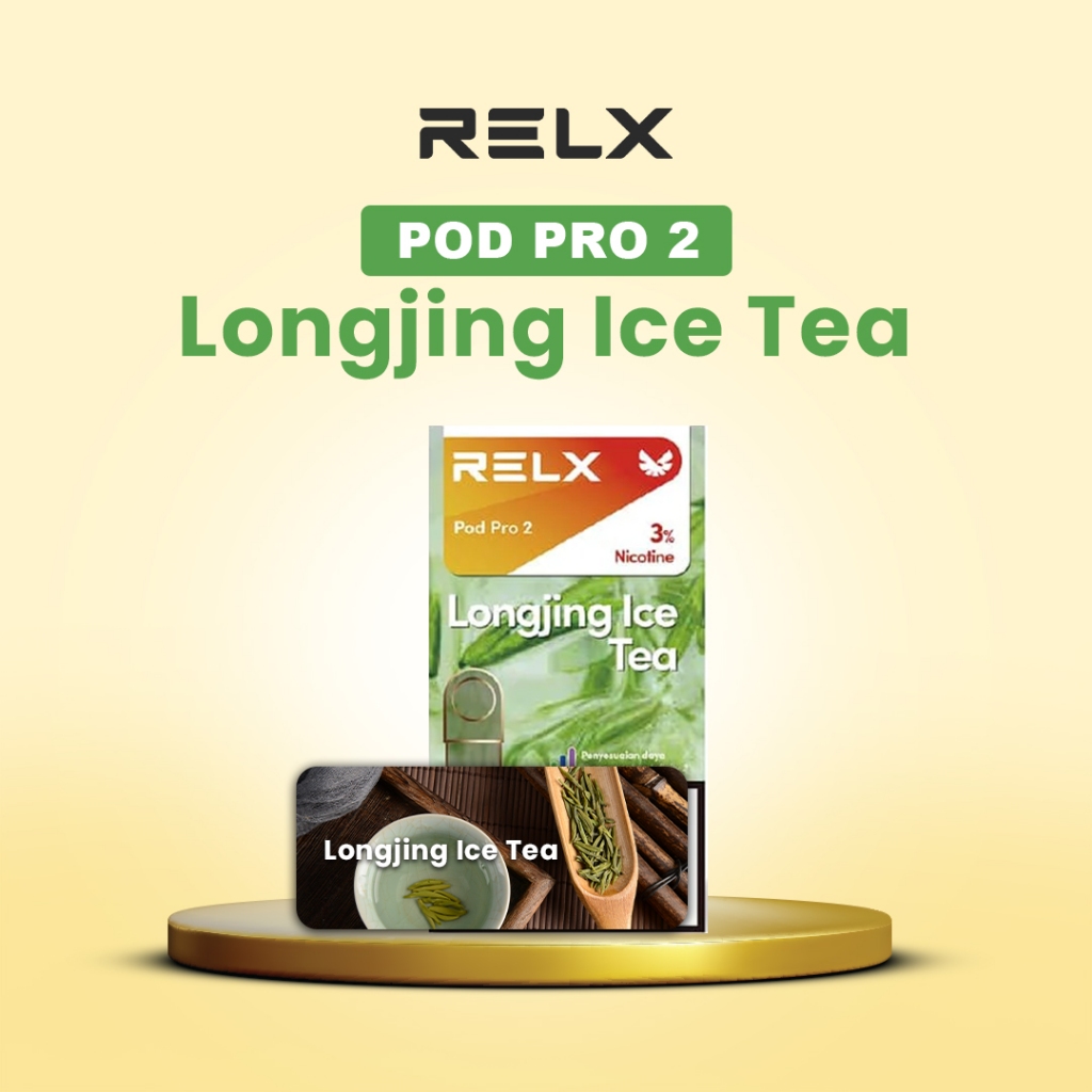 Jual RELX INFINITY ESSENTIAL POD PRO 2 - LONGJING ICE TEA | Shopee ...