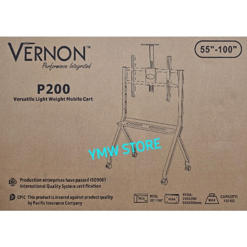 Jual VERNON Bracket TV Stand / Standing model P200 / P 200 for Extra ...