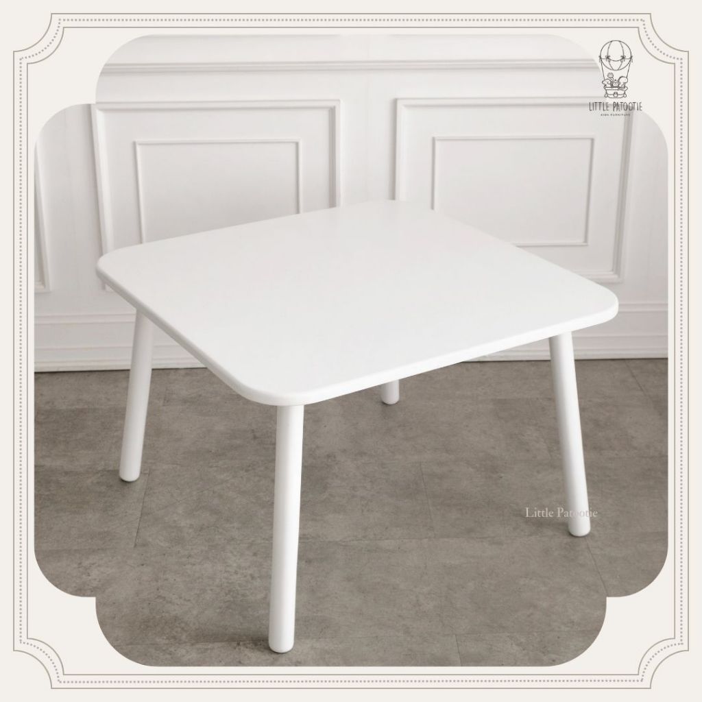 Jual OLIVER SQUARE TABLE (LOW LEVEL & HIGH LEVEL) | MEJA ANAK / KIDS ...