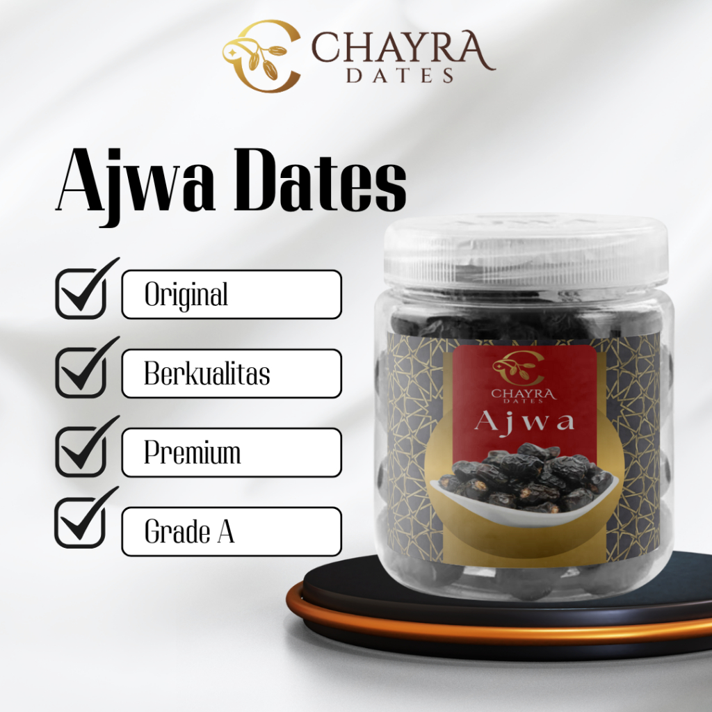 Jual Kurma Ajwa Premium Chayra Dates Original Berkualitas | Shopee ...