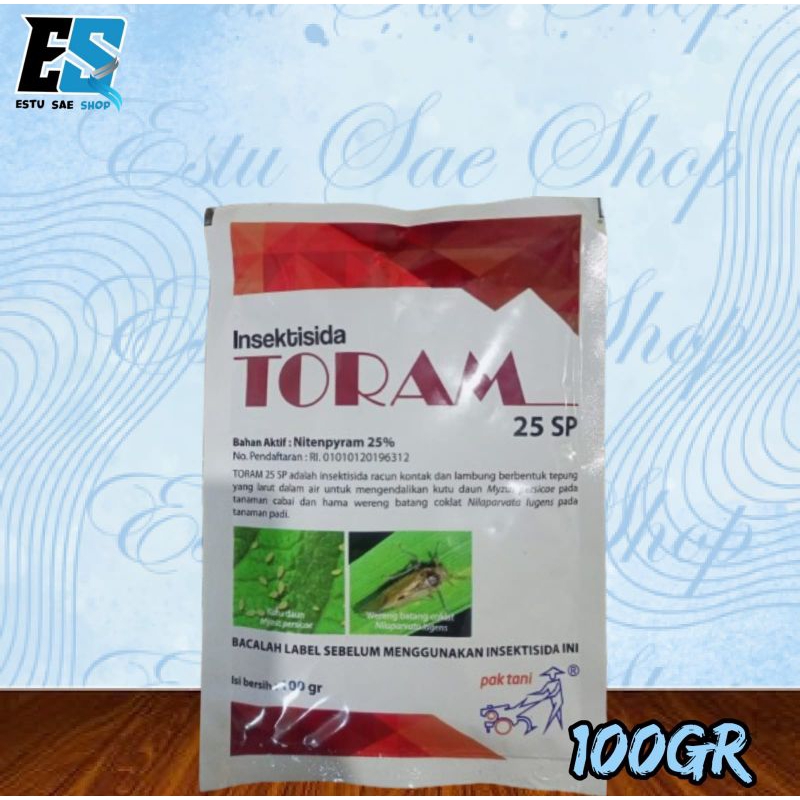 Jual Insektisida TORAM 25 SP 100GR, Bahan Aktif: Nitenpyram 25