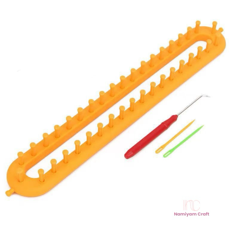 Jual Long Knitting Loom | Set Alat Knitting Syal | Shopee Indonesia