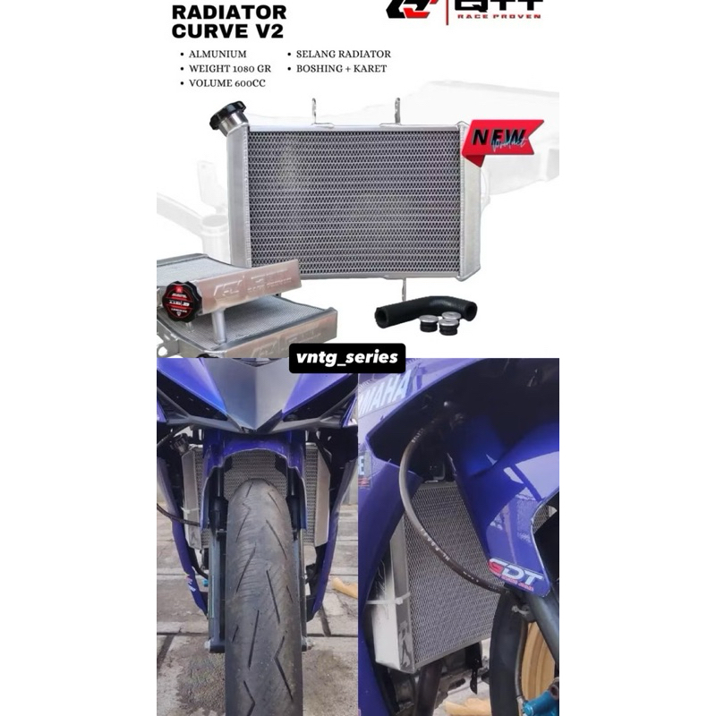 Jual Radiator QTT MX King Y15ZR Exciter CURVE GAMBOT BIG VOLUME (V1 ...