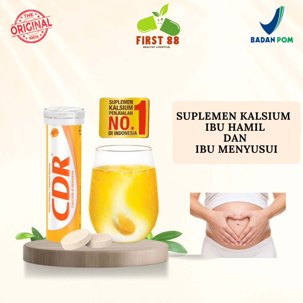 Jual CDR SUPLEMEN KALSIUM IBU HAMIL DAN IBU MENYUSUI ISI 10 TABLET