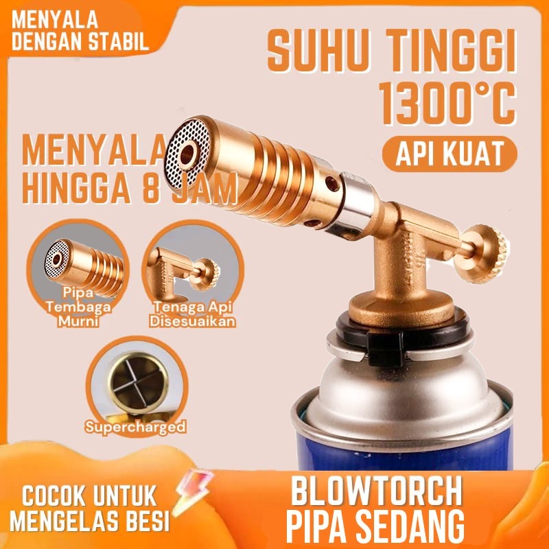 Jual Kepala Gas Torch kaleng tabung Portable Flame Gun Las api Pemantik ...