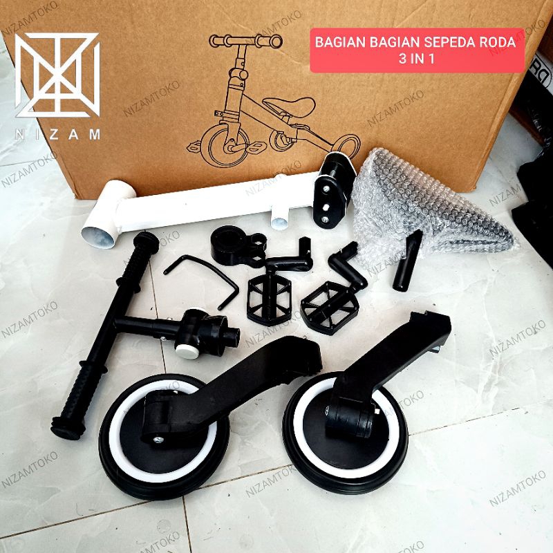 Jual SUKU CADANG SEPEDA RODA TIGA ANAK SPAREPART BALANCEBIKE 3IN1 ...