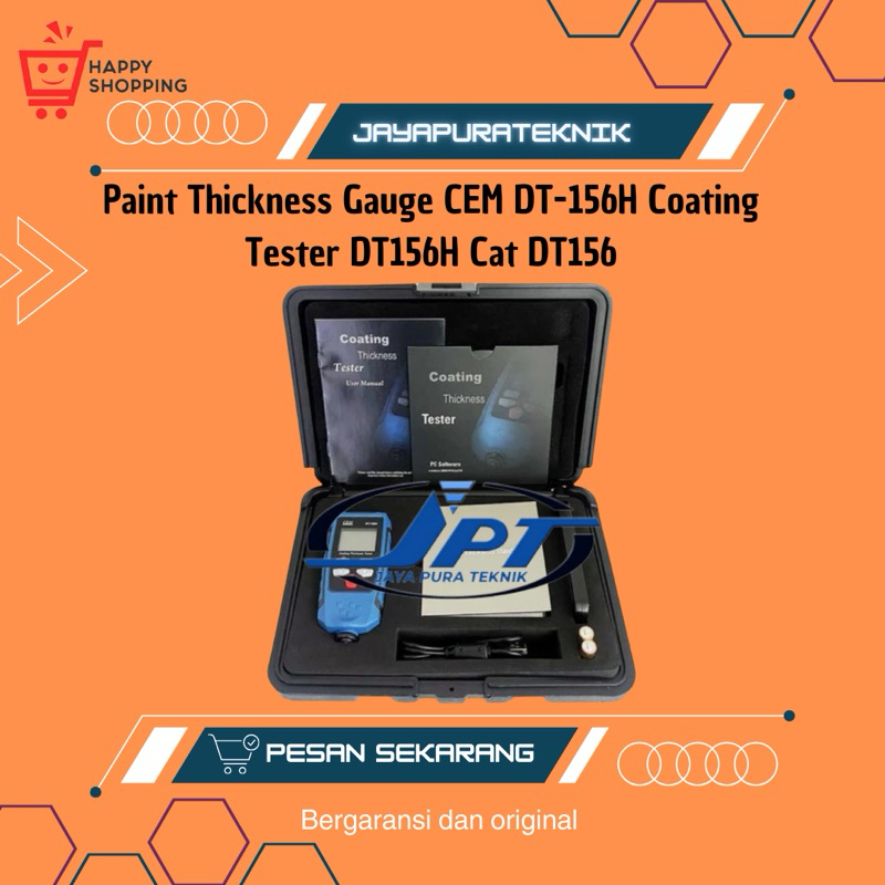 Jual Paint Thickness Gauge CEM DT-156H Coating Tester DT156H Cat DT156 ...