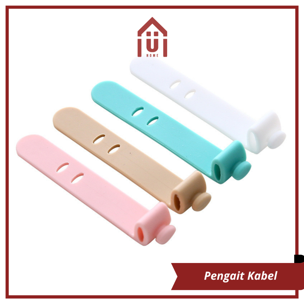 Jual UNISO - PENGAIT PENGIKAT KABEL KARET PENGGULUNG PENJEPIT MINI ISI ...