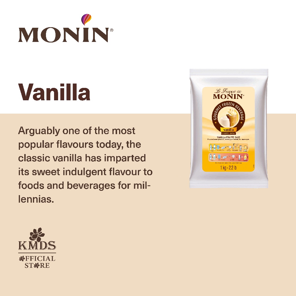 Jual MONIN VANILLA POWDER 1000GR / 1KG | Shopee Indonesia
