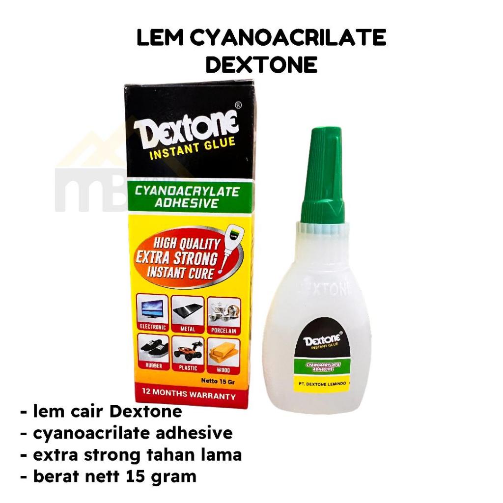 Jual LEM DEXTONE CAIR CYANOACRILATE 15 GRAM INSTANT GLUE | Shopee Indonesia