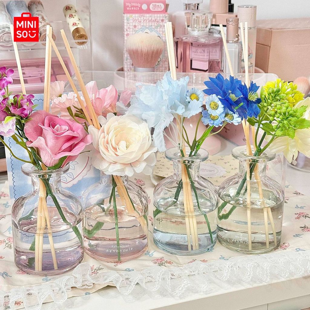 Jual Miniso Penyebar Buluh Floral Series Reed Diffuser Dekorasi Bunga ...