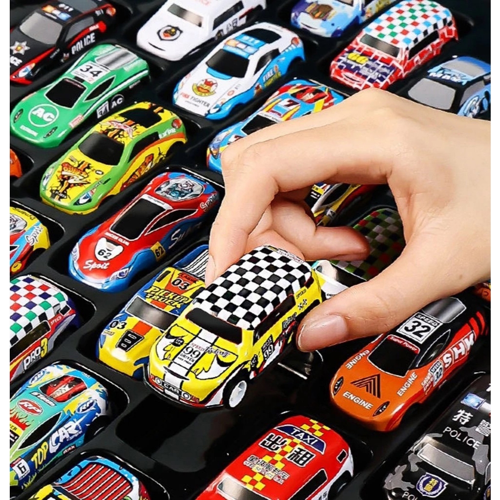 Jual MOBIL MINI Mainan Anak Pullback Mix Colorfull Racing Car Besi Mini ...