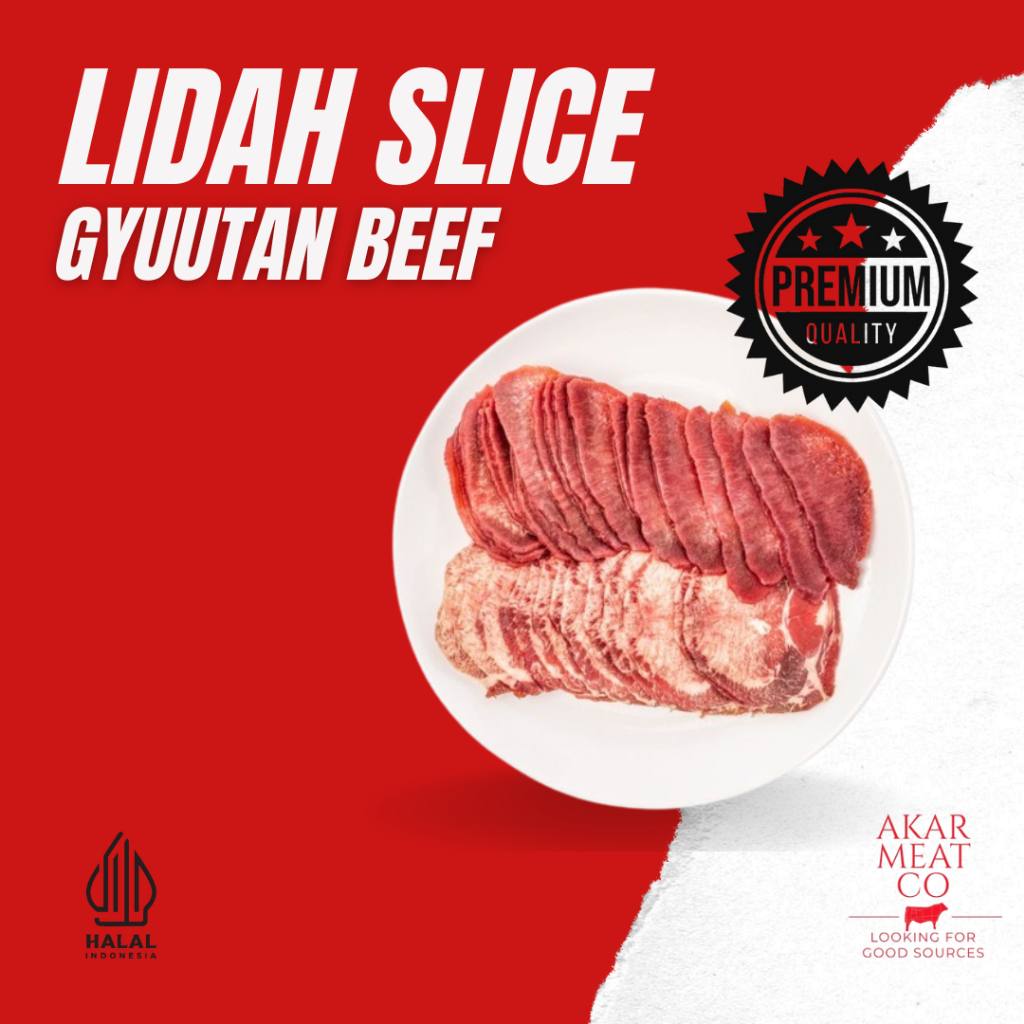 Jual Lidah Sapi Slice Premium Daging Ox Tongue Gyutan | Shopee Indonesia