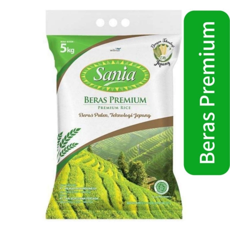 Jual Beras sania pinpin kemasan 5kg promo surabaya | Shopee Indonesia