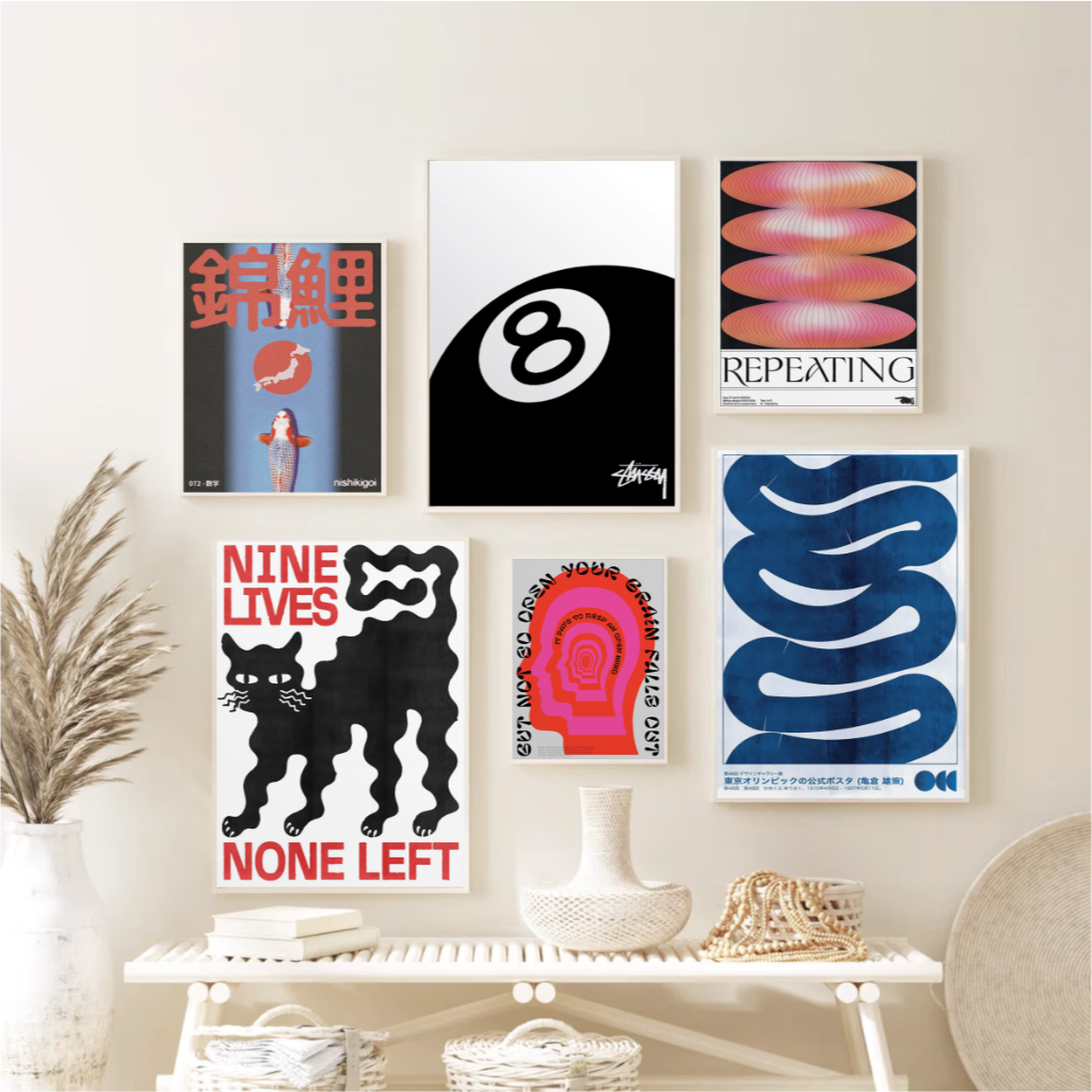 Hiasan dinding japan minimalis dekorasi dinding pajangan rumah wall decor
