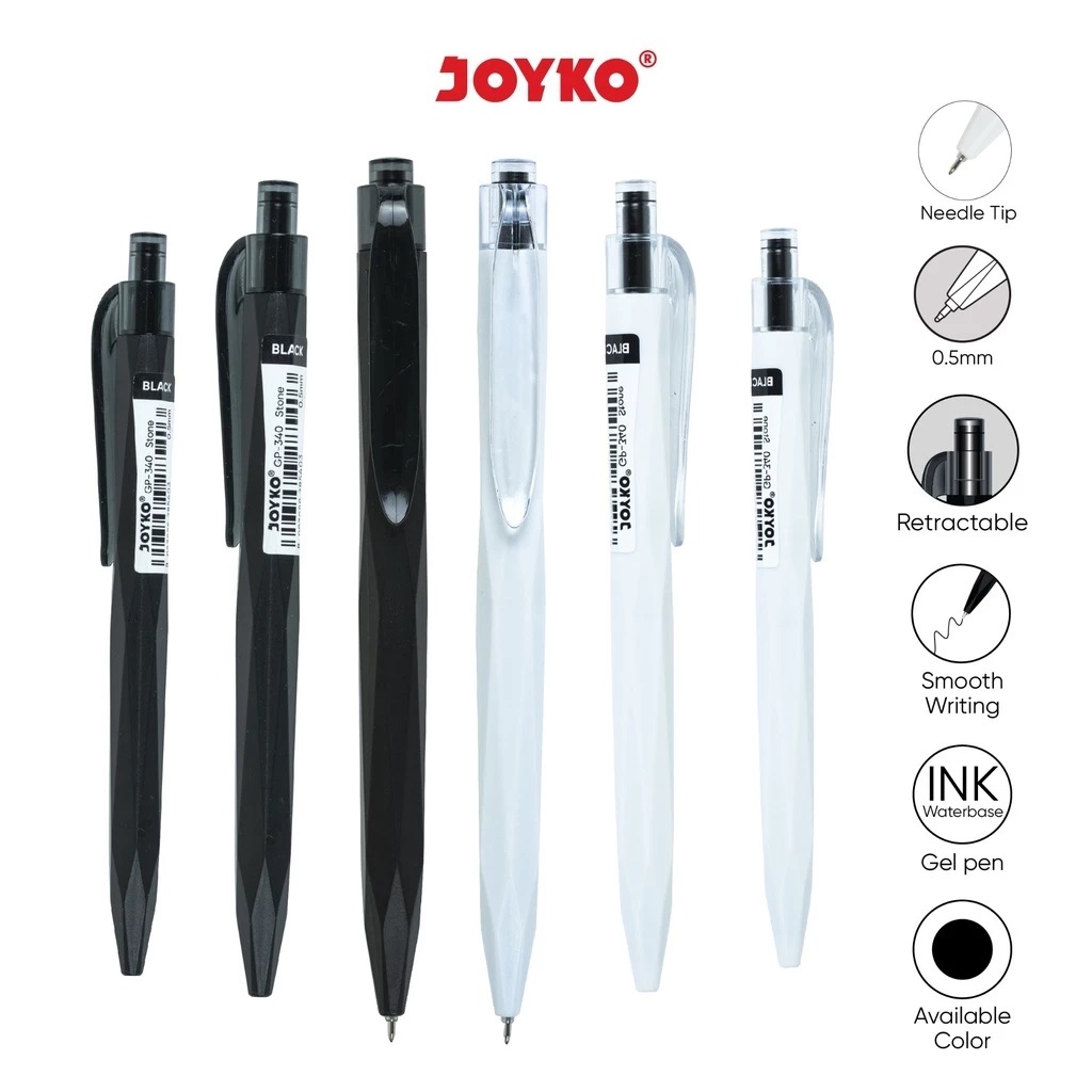 Jual Bolpoin Joyko GP-361 Big Fill Gelpen Retractable Pena Pulpen ...