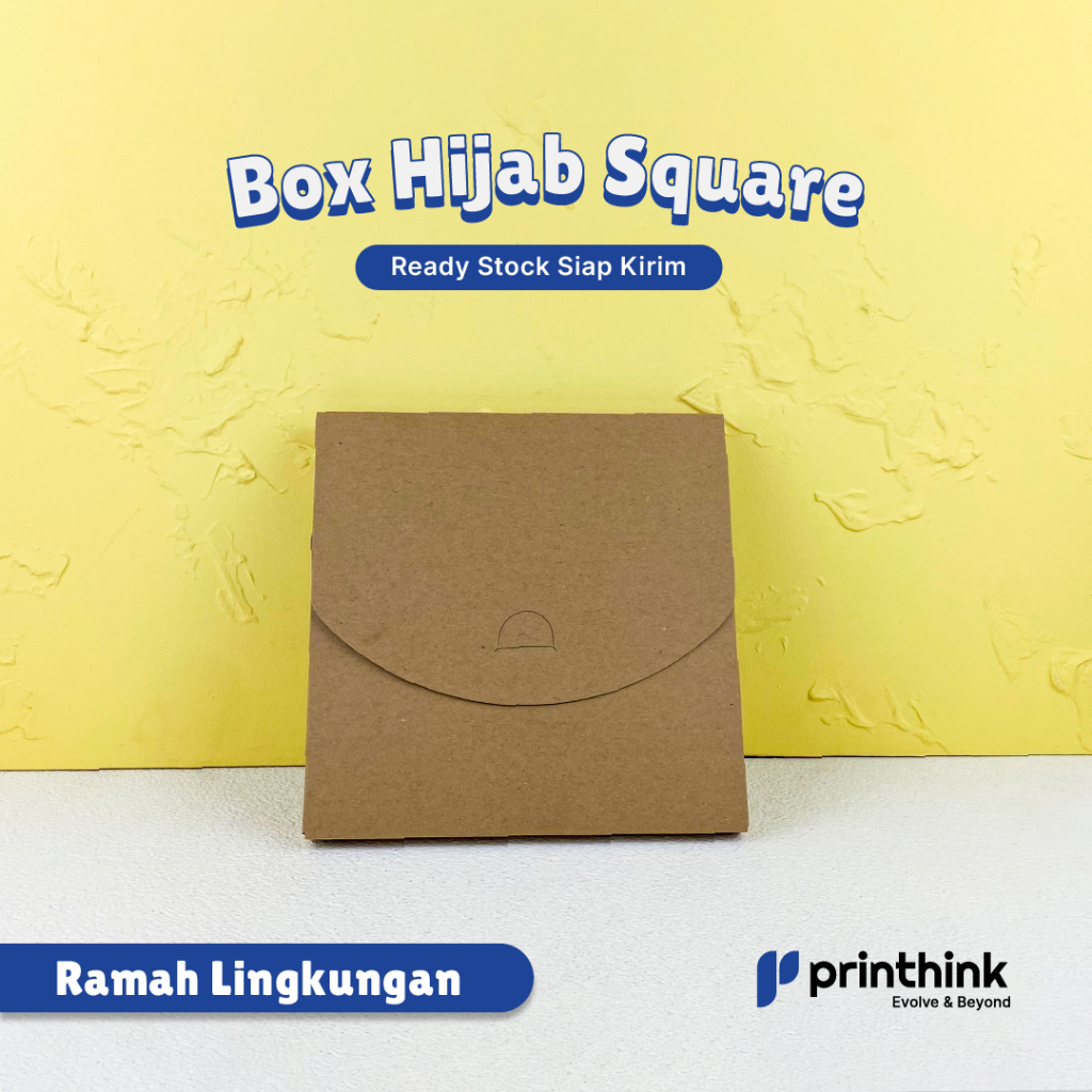 Jual Box hijab - Box Souvenir/Gift 22x22x2 cm - Brown Kraft | Shopee ...