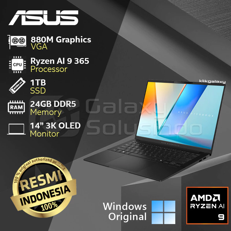 Asus Vivobook S 14 OLED M5406WA - Laptop Cerdas di era AI