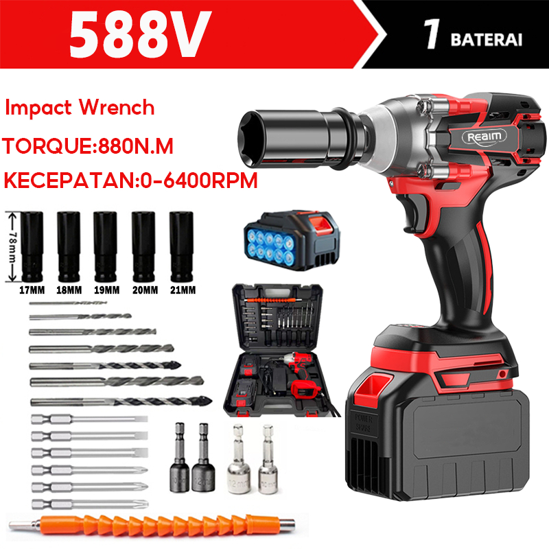 Cordless Impact Wrench 588V