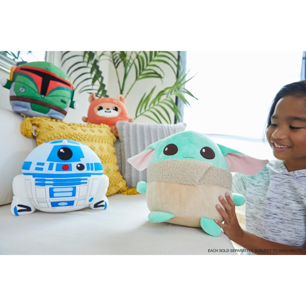 Jual Mattel Star Wars Cuutopia Grogu Plush 10-inch Toy Rounded Soft ...
