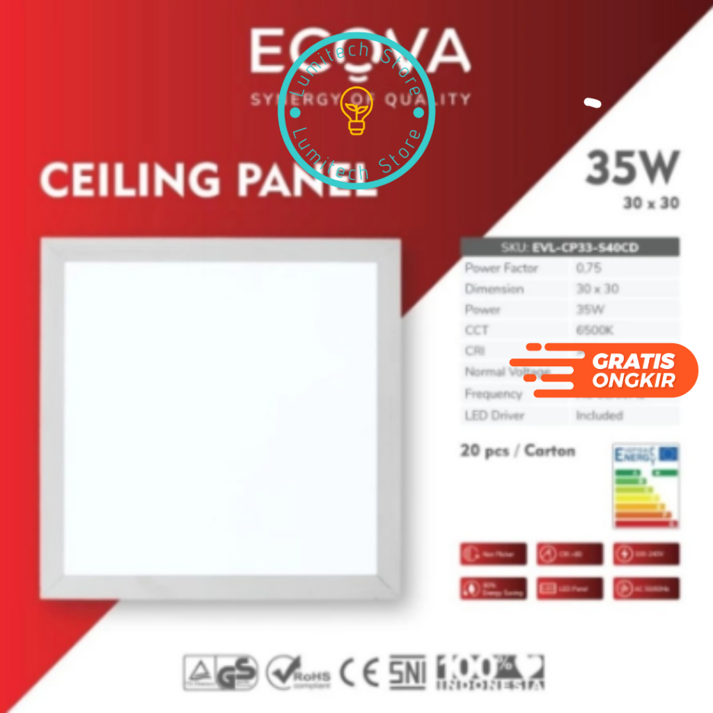 Jual Ecova / lampu inbow / lampu atap / lampu led / LAMPU LED PANEL ...