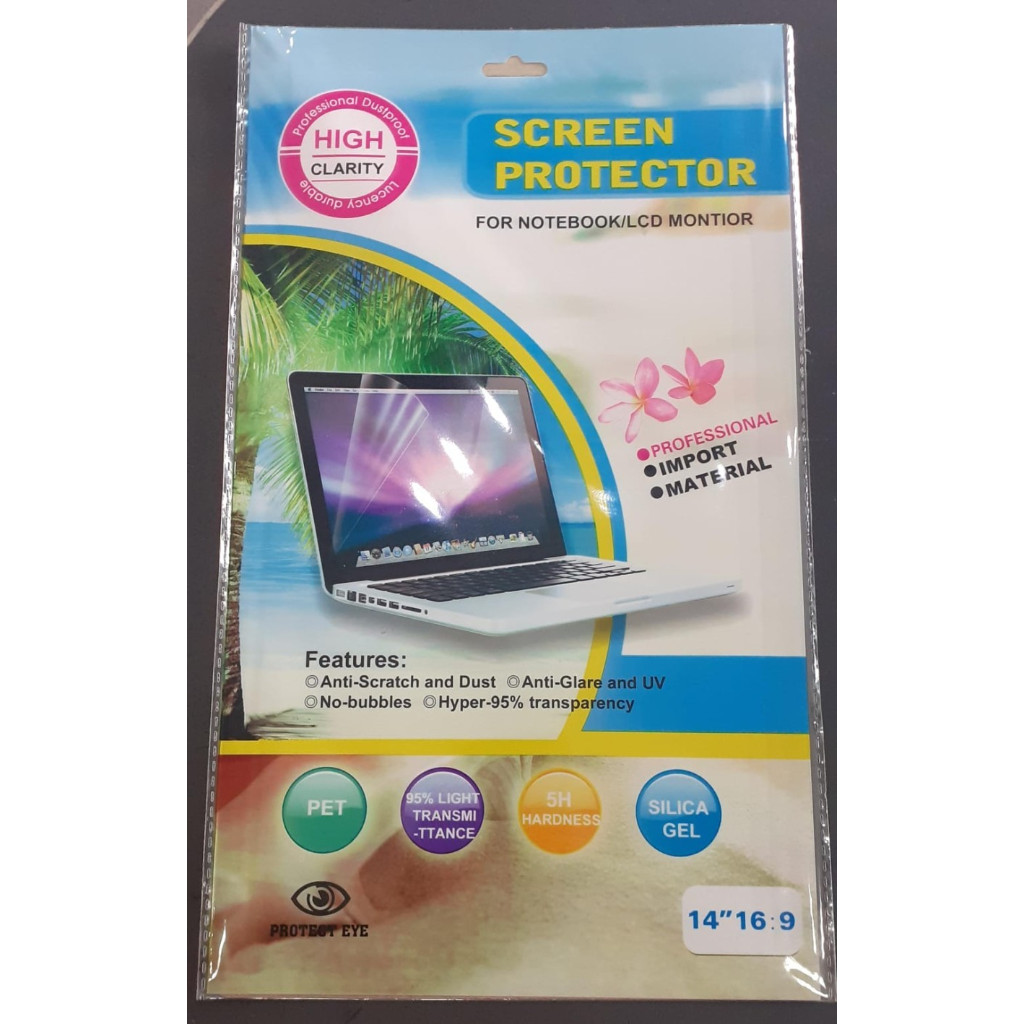 Jual Anti gores laptop 14 inch screen protector | Shopee Indonesia