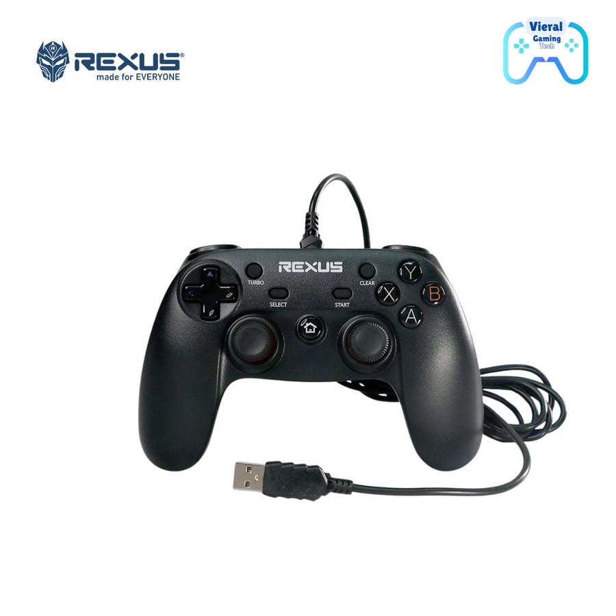 Jual Rexus GX1 Controller Gaming Joystick PC Pro Gaming Gamepad ...
