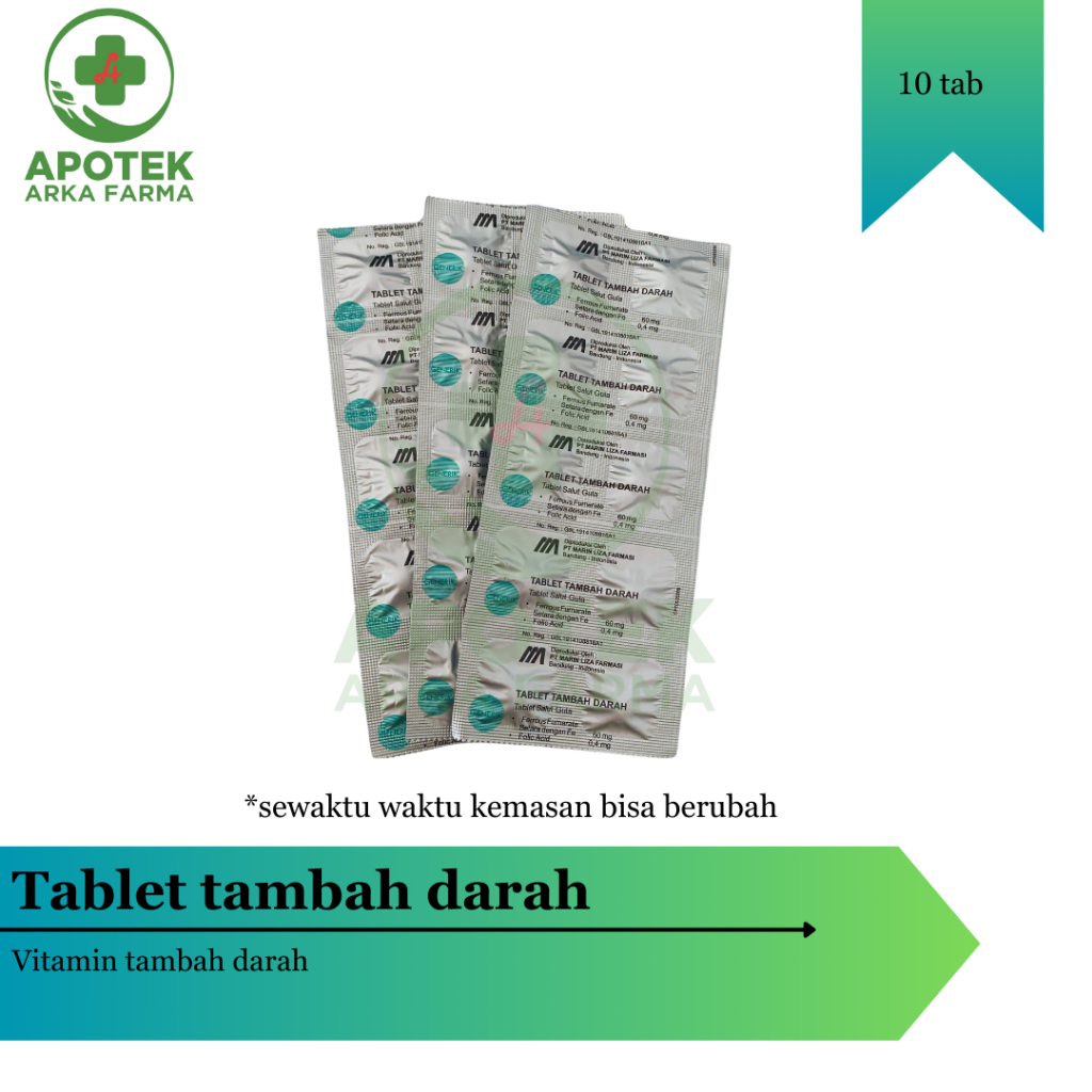 Jual Suplemen tambah darah tablet 1 strip @10 tablet | Shopee Indonesia
