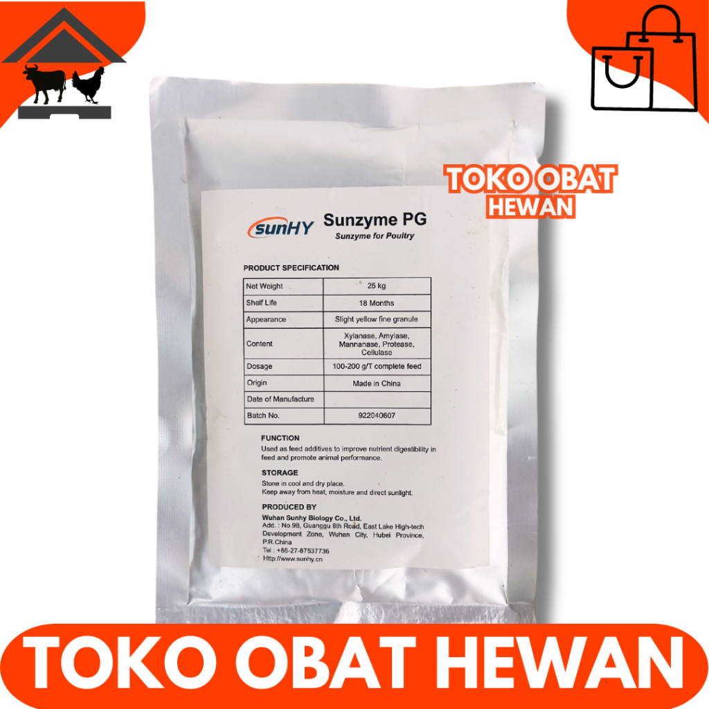 Jual SUNZYME PG 100 GRAM - Enzim Campur Pakan - Enzyme Untuk Ternak ...