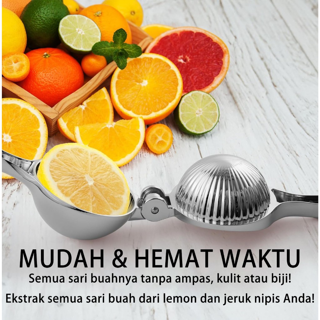 Jual Alat Peras Jeruk Lemon Squeezer Pressed Clip Stainless Steel ...