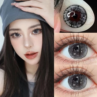 Mysticeyes Softlens Twilight Series Moonstone 14.2MM Black Big Eyes