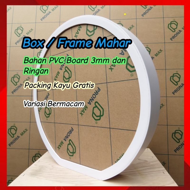 Jual Box Frame Mahar Bulat/Lingkaran | Shopee Indonesia