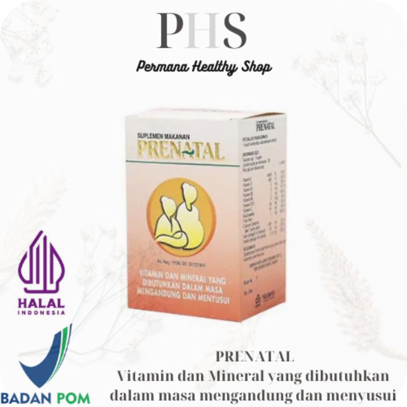 Jual PRENATAL Suplemen Vitamin dan Mineral pada masa Kehamilan ...