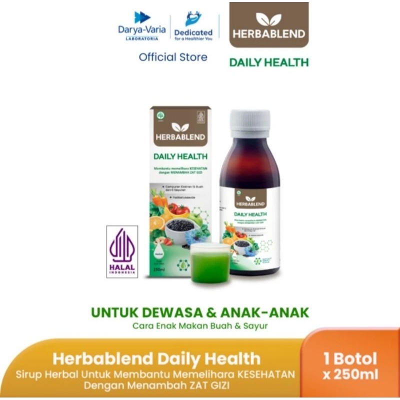 Jual Herbablend Daily Health (1 Botol x 250ml) | Shopee Indonesia