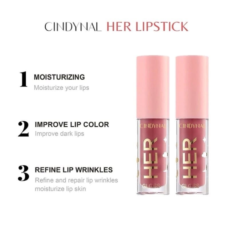 Jual DRAGONRANEE Her Lip Gloss Waterproof Lipstick Waterproof Lip Glaze ...
