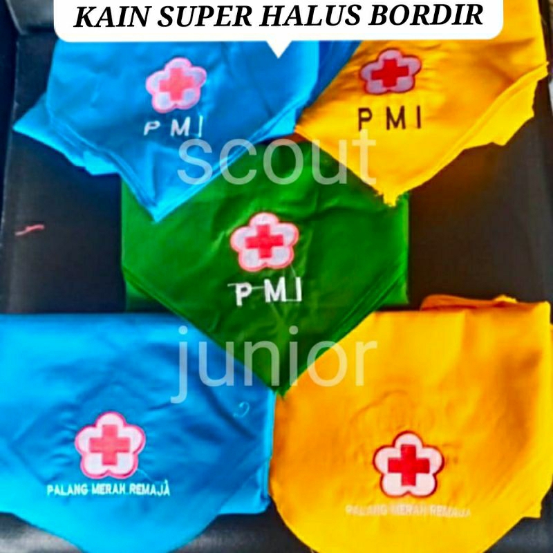 Slayer Syal Dasi PMI PMR Bordir Sablon Halus