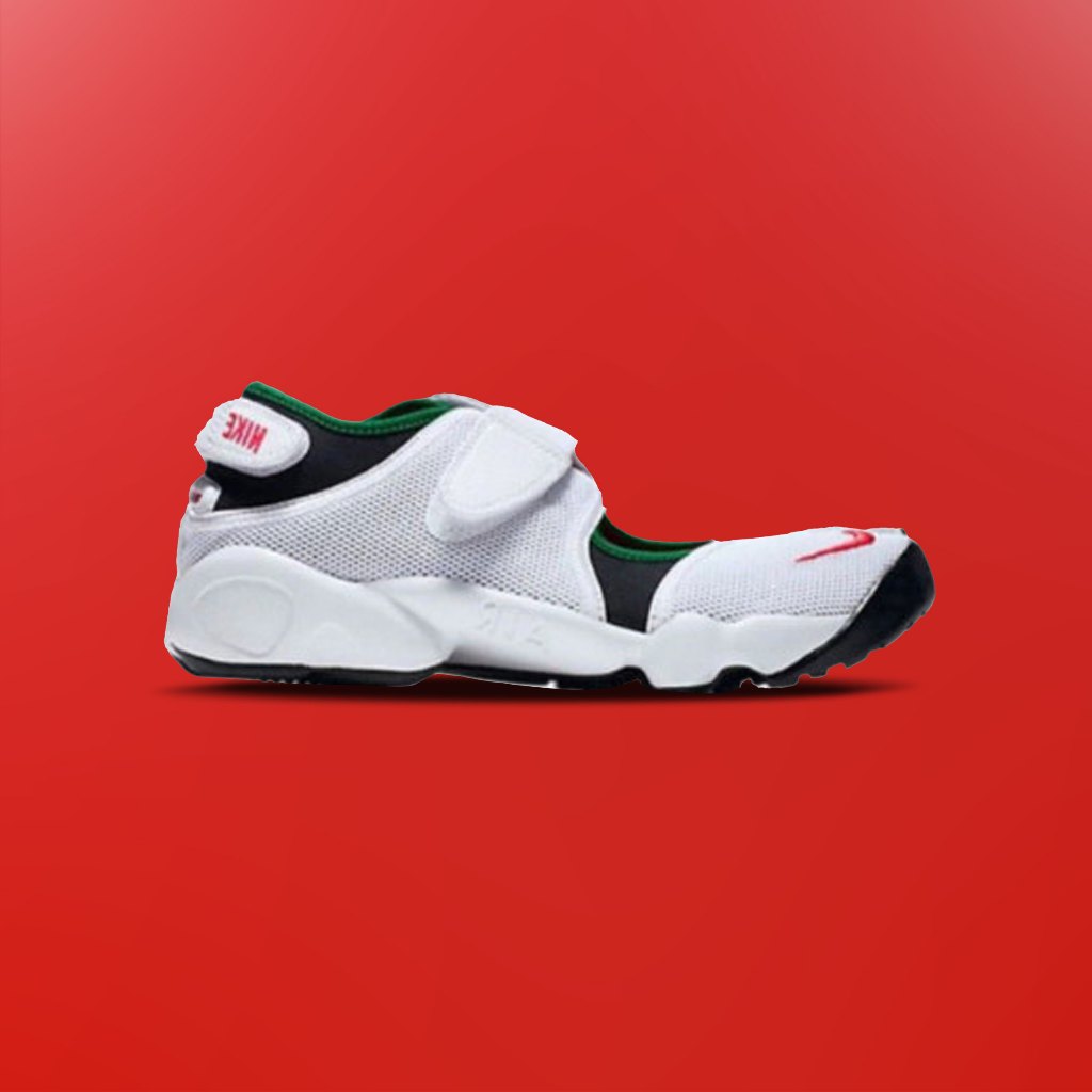 Jual Sneakers Air Rift White Green 100% Original | Shopee Indonesia