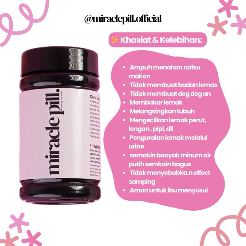 Jual MIRACLE PILL Pink | Shopee Indonesia