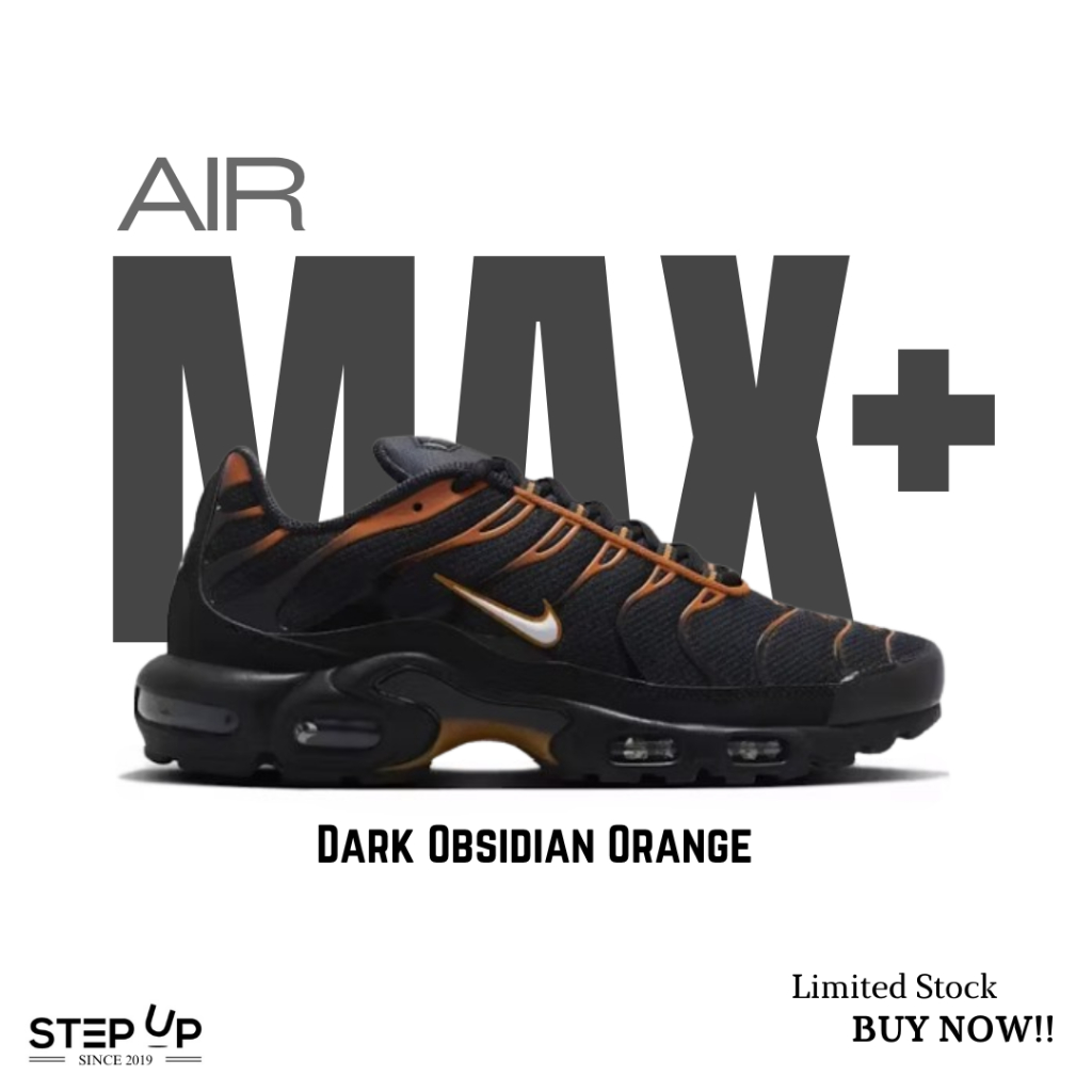 HOT Nike Tuned Air Tn Air Max Sepatu Nike TN Air Max Plus Black
