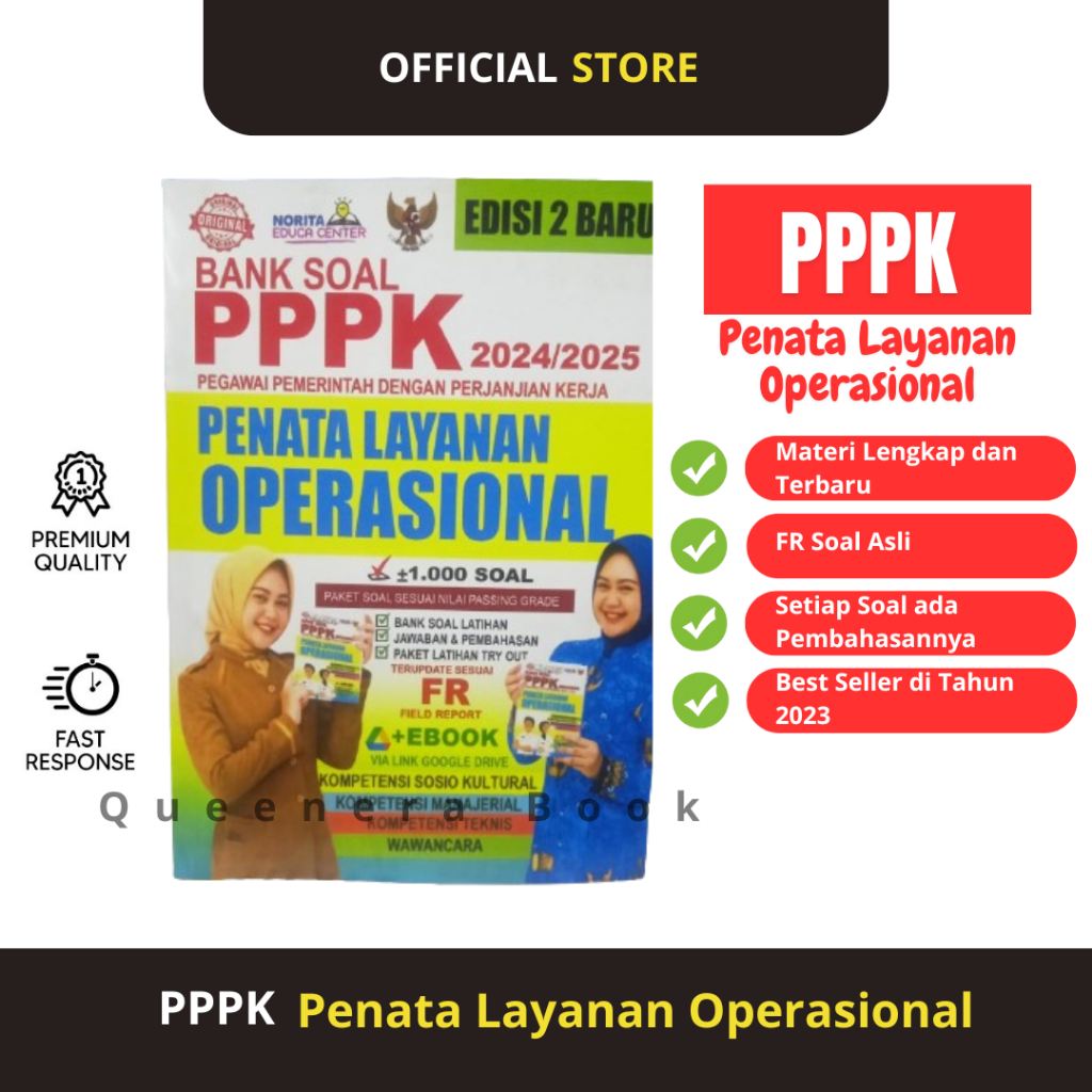 Jual BUKU PPPK PENATA LAYANAN OPERASIONAL 2024 2025 SOAL DAN PEMBAHASAN ...