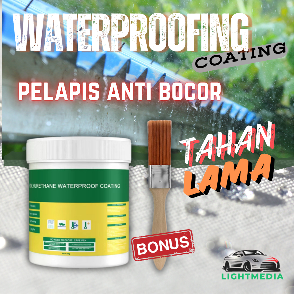 Jual Lem Cat Transparan Anti Bocor WATERPROOF Coating Anti Bocor ...