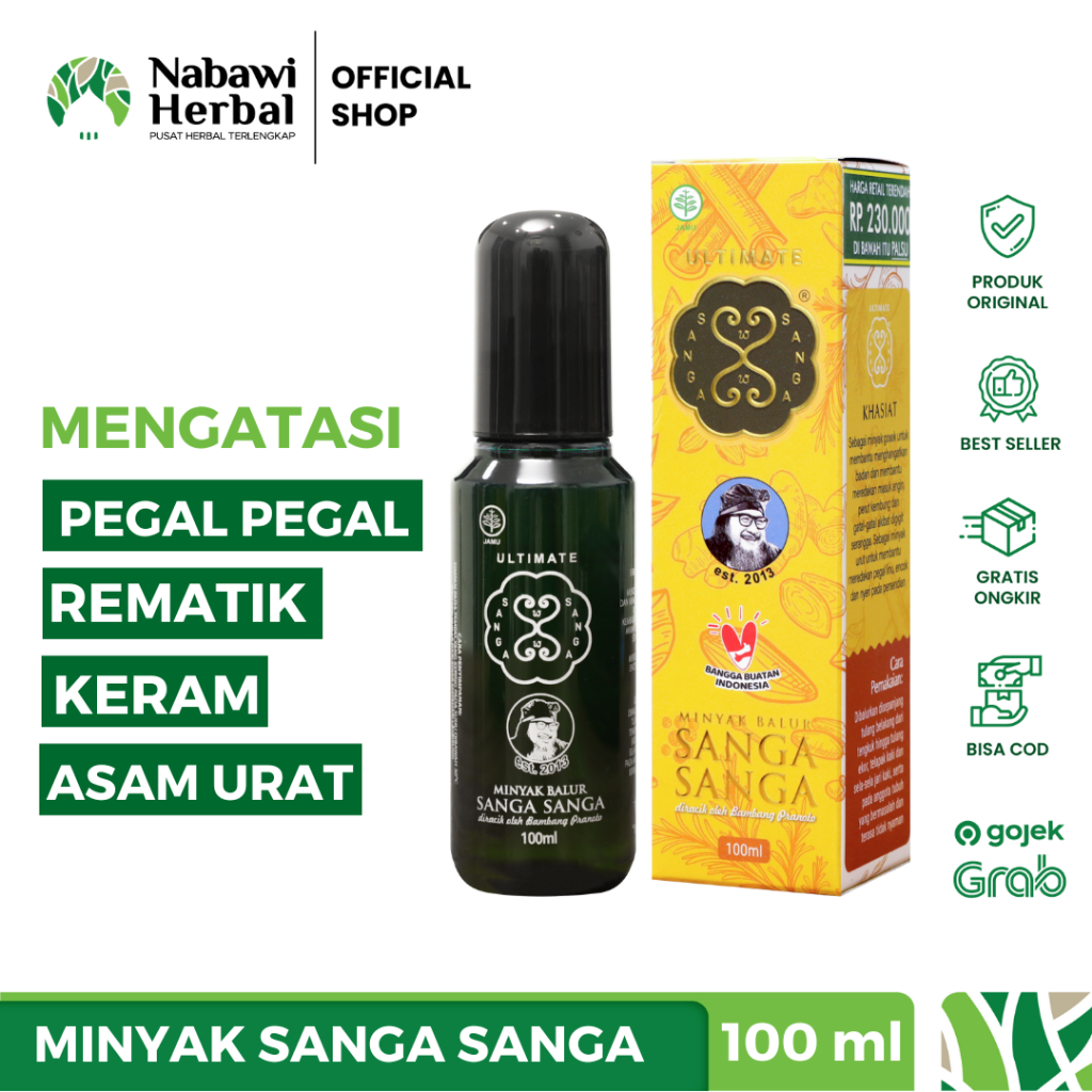 Jual MINYAK SANGA SANGA ULTIMATE - Minyak Balur Healing Oil Bali 100ml ...