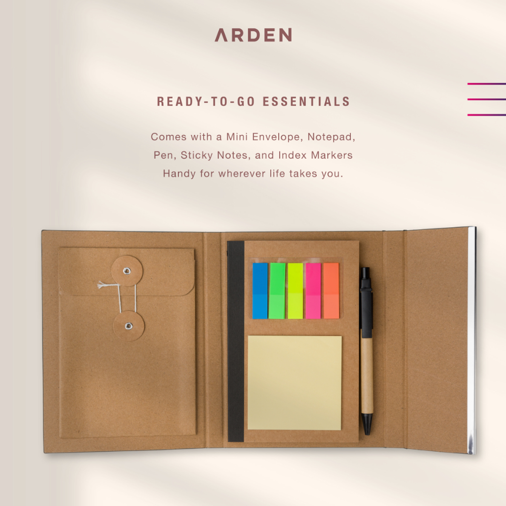 Jual ARDEN Sticky Notepad Rustic - Buku Planner Jurnal Agenda Kantor ...